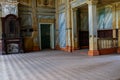 Interior of old abandoned Sharovka palace, also known as Sugar Palace in Kharkov region, Ukraine Royalty Free Stock Photo