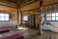 Interior Old Buddhist Temple Mongolia Royalty Free Stock Photo