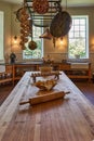 The interior of an old castle on Hart Island. Thousand Lakes National Park