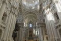 Interior of the old catholic church Royalty Free Stock Photo