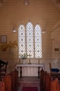 Interior Of An Old Church In A Country Town Royalty Free Stock Photo