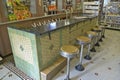 Interior of old drug store