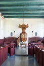 Interior old Dutch church Royalty Free Stock Photo