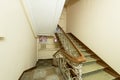 The interior of the old entrance of an apartment house in Moscow Royalty Free Stock Photo