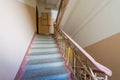 The interior of the old entrance of an apartment house in Moscow Royalty Free Stock Photo