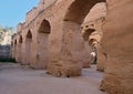 Interior of the old granary and stable of the Heri es-Souani in Meknes, Morocco Royalty Free Stock Photo