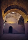 Interior of the old granary and stable of the Heri es-Souani in Meknes, Morocco Royalty Free Stock Photo