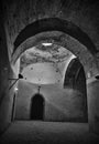 Interior of the old granary and stable of the Heri es-Souani in Meknes, Morocco Royalty Free Stock Photo