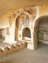 Interior of an old monastery named David Gareji