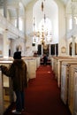 Interior of Old North Church in Boston Royalty Free Stock Photo