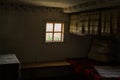 Interior of an old Slavic house with a window Royalty Free Stock Photo