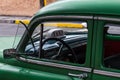 Inside a Cuban taxi Royalty Free Stock Photo