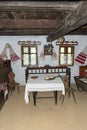 Traditional interior house view - Baia Mare Village Museum, MaramureÃâ¢ County, Romania Royalty Free Stock Photo