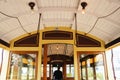 Interior of old Tram Royalty Free Stock Photo