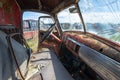 Vintage Classic Chevy Truck Interior, Pickup