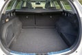 Interior of the opened empty car trunk during the daytime Royalty Free Stock Photo