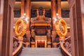 Paris, France - November 14, 2019: Interior of the Opera National de Paris Garnier lobby of the main staircase Royalty Free Stock Photo