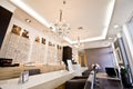 Interior of optician shop Royalty Free Stock Photo