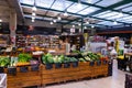 Interior of an organic food store