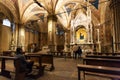 Interior of Orsanmichele church in Florence