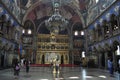 Interior of Orthodox Catholic Cathedral in Sibiu Royalty Free Stock Photo