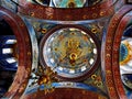 Interior of the Orthodox monastery detail