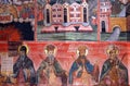 Interior orthodox wall painting