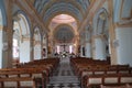 Interior of Our Lady of Angels Church in Puducherry, India Royalty Free Stock Photo