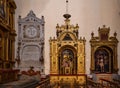 Interior of Our Lady of the Candelaria church in Zafra. Badajoz. Spain. Europe