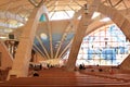 Interior of Padre Pio Pilgrimage Church, Italy Royalty Free Stock Photo