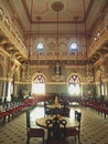 interior of prag mahal , bhuj, gujrat, india