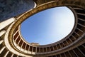 Interior of the Palace of Carlos V in the Alhambra in Granada Royalty Free Stock Photo