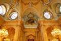 Interior of The Palacio Real de Madrid Royal Palace is the ceremonial residence of the royal Royalty Free Stock Photo