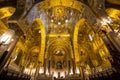 Interior of the Palatine Chapel, Palermo, Italy