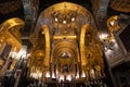 Interior of the Palatine Chapel of Palermo, Sicily, Italy Royalty Free Stock Photo