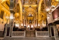 Interior of Palatine Chapel of the Royal Palace in Palermo Royalty Free Stock Photo