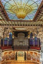 Catalan music palace in Barcelona, Catalonia, Spain Royalty Free Stock Photo