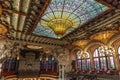 Catalan music palace in Barcelona, Catalonia, Spain Royalty Free Stock Photo