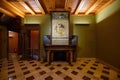 Interior of The Palau Guell in Barcelona, Spain