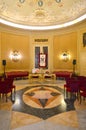Interior - Palazzo Ducezio - Hall of Mirrors Noto Sicily Italy