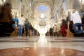 Interior of Palermo Cathedral, Sicily, Royalty Free Stock Photo