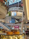 Interior of Palladium shoppingmall in Prague, Czech Royalty Free Stock Photo
