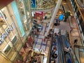 Interior of Palladium shoppingmall in Prague, Czech Royalty Free Stock Photo