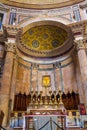 Catholic church interior Pantheon building Rome Italy