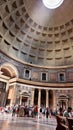 Interior of Pantheon, Rome, Italy - 17 August 2010 Royalty Free Stock Photo