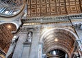 The Interior of the Papal Basilica of Saint Peter in the Vatican