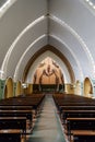 Interior of the Parish Church of Pont de Suert, Catalonia Spain.