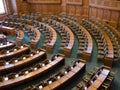 Interior of a parliament senate hall