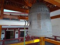 Interior part where the Japanese Buddhist temple bell