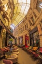 Interior of the Passage Macca-Villacrosse, Bucharest, Romania Royalty Free Stock Photo